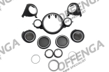 Set div afdekkingen zilver Mini R56 R57