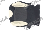 Bekleding sportstoel stof/leder, links (CREAM WHITE)