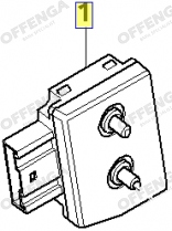 Schakelaar stoelverstelling rechts E60/F10