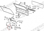 Kogelschroef tbv gasveer achterklep E34 touring