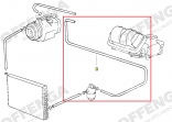 Aircoleiding droogfles > verdamper E38