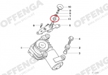 Kunststof ring tbv ruitenwisser motor E39