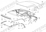 Afdichtrubber Cabriodak E36