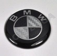 BMW embleem carbon voor stuurwiel