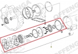 Reparatieset tussenplaat M42/M43/M44