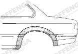 Wielrand linksachter E24 6-serie