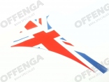 Stickers voorscherm 'Union Jack' MINI R55/R56 