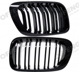 Grilldeelset Hoogglans zwart E46 coupe type 1