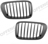 Grilldeelset matzwart E46 coupe/cabrio 99-03